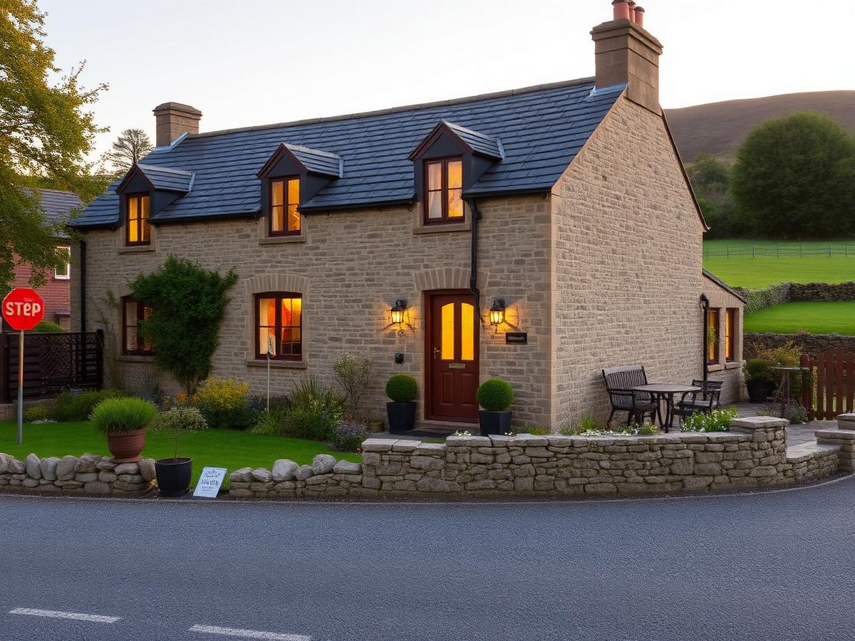 Traditional Welsh stone home cleaned by KM Cleaning Services